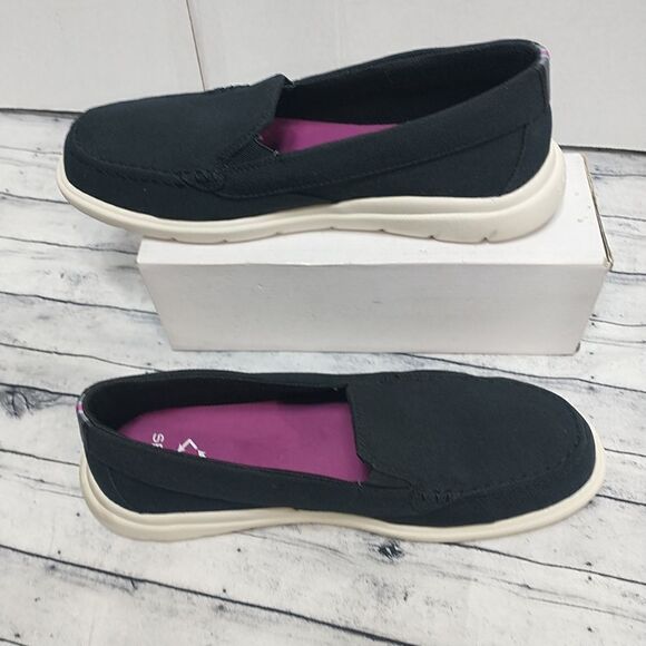 Sperry STS87402 Woman's SZ 12 Slip On Black Shoes . Condition is Pre-owned - Picture 4 of 11